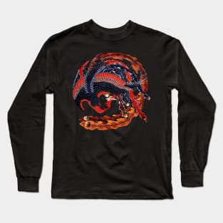 Phoenix That Glares In All Directions, 1843 By Katsushika Hokusai Long Sleeve T-Shirt